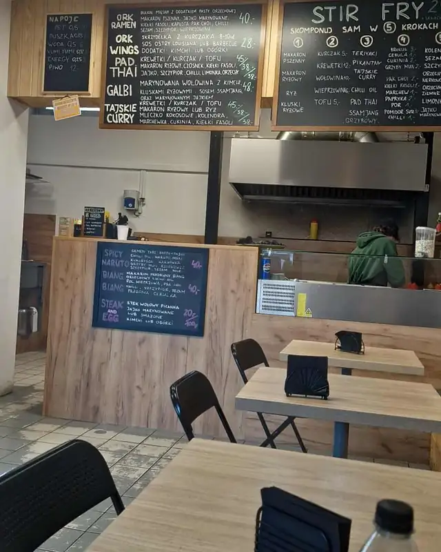 Sala i tablice z menu